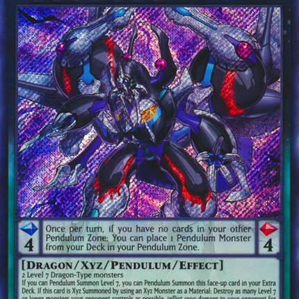 Odd-Eyes Rebellion Dragon [MP16-EN078] Secret Rare