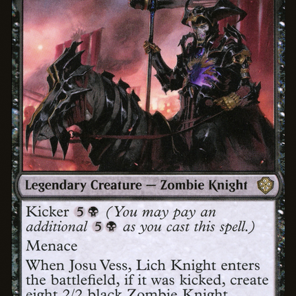 Josu Vess, Lich Knight [Starter Commander Decks]