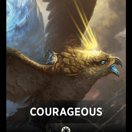 Courageous Theme Card [The Lord of the Rings: Tales of Middle-Earth Tokens]