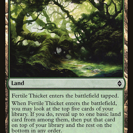Fertile Thicket [Battle for Zendikar]