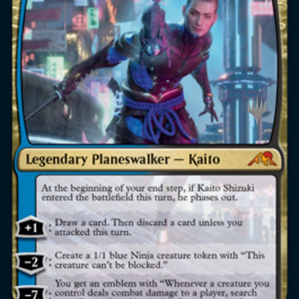Kaito Shizuki (Promo Pack) [Kamigawa: Neon Dynasty Promos]