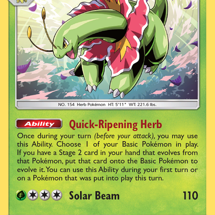 Meganium (8/214) [Sun & Moon: Lost Thunder]