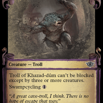 Troll of Khazad-dum [The Lord of the Rings: Tales of Middle-Earth Showcase Scrolls]