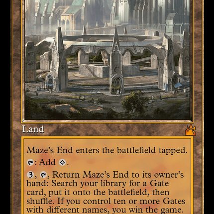 Maze's End (Retro Frame) [Ravnica Remastered]