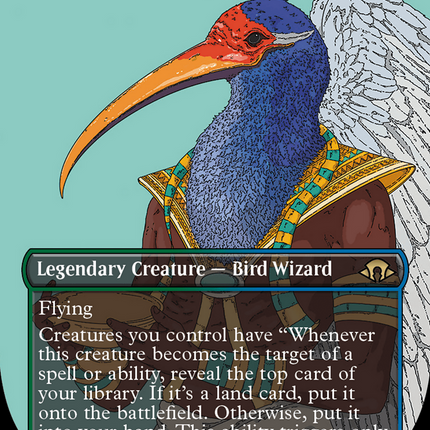 Nadu, Winged Wisdom (Borderless) [Modern Horizons 3]