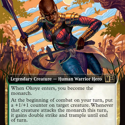 Okoye, Mighty and Adored (Extended Art) [Marvel Super Heroes Commander]