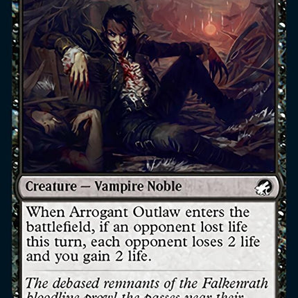 Arrogant Outlaw [Innistrad: Midnight Hunt]