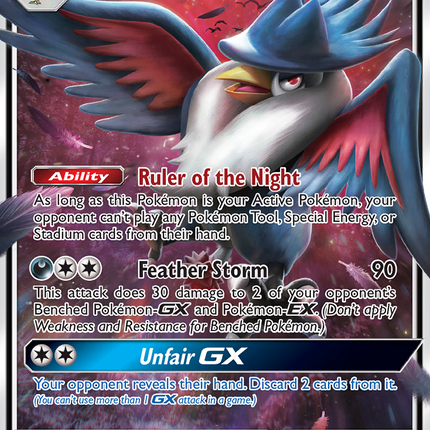 Honchkrow GX (109/214) [Sun & Moon: Unbroken Bonds]