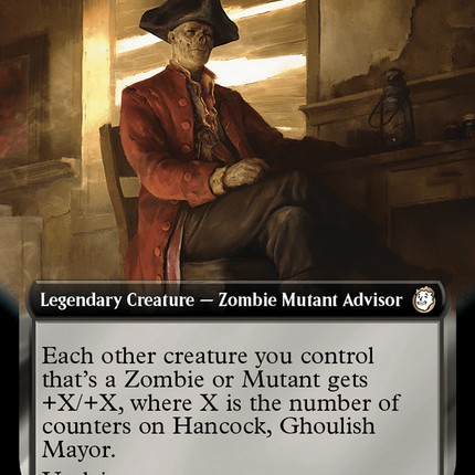 Hancock, Ghoulish Mayor (Extended Art) [Fallout]