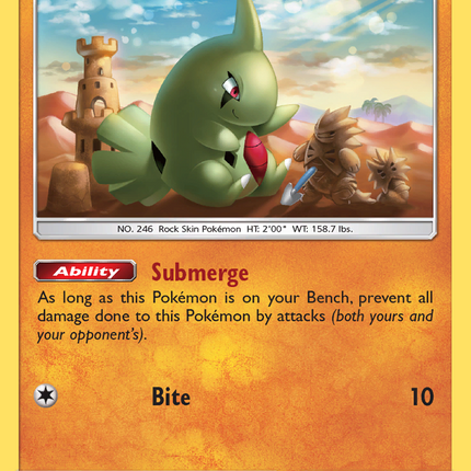 Larvitar (114/214) [Sun & Moon: Lost Thunder]