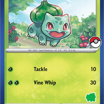 Bulbasaur (Blue Border) [My First Battle]