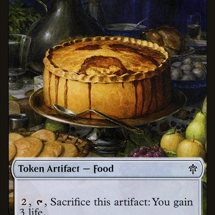 Human Cleric // Food (15) Double-Sided Token [Throne of Eldraine Tokens]