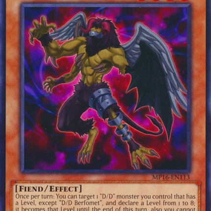 D/D Berfomet [MP16-EN113] Rare
