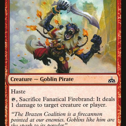 Fanatical Firebrand [Rivals of Ixalan]