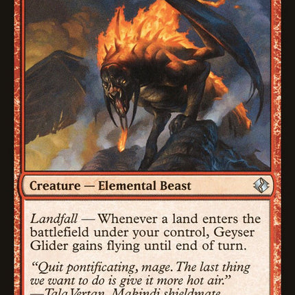 Geyser Glider [Duel Decks: Venser vs. Koth]