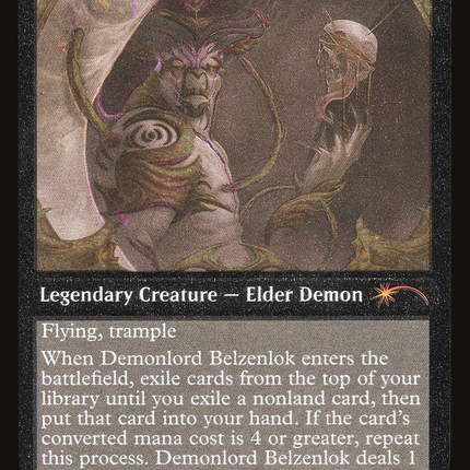Demonlord Belzenlok (Foil Etched) [Secret Lair Drop Series]
