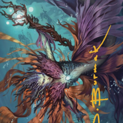 Vodalian Hexcatcher Art Card (Gold-Stamped Signature) [Dominaria United Art Series]