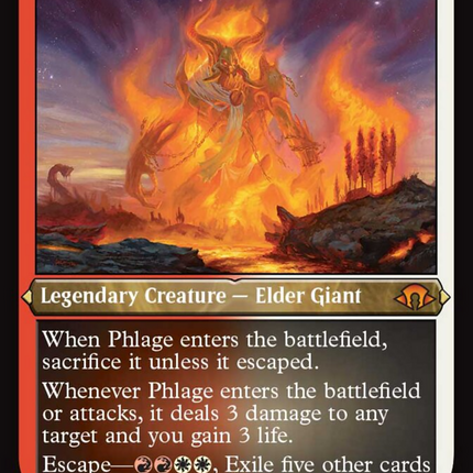 Phlage, Titan of Fire's Fury (Foil Etched) [Modern Horizons 3]