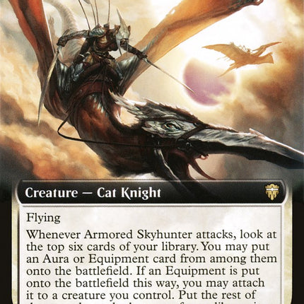 Armored Skyhunter (Extended Art) [Commander Legends]