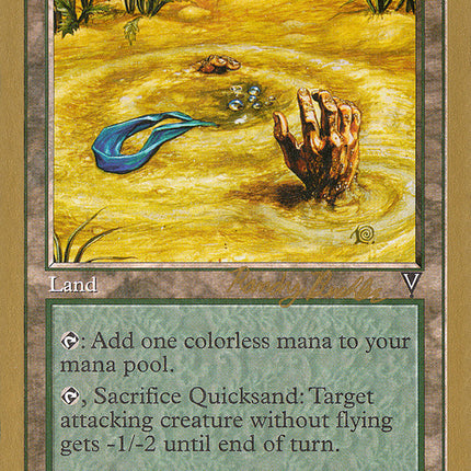 Quicksand (Randy Buehler) [World Championship Decks 1998]