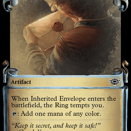 Inherited Envelope [The Lord of the Rings: Tales of Middle-Earth Showcase Scrolls]