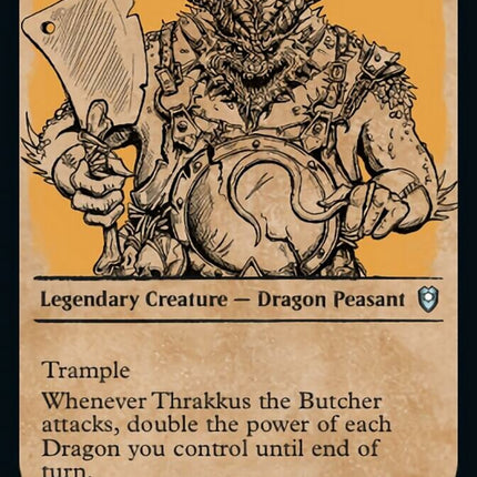 Thrakkus the Butcher (Showcase) [Commander Legends: Battle for Baldur's Gate]