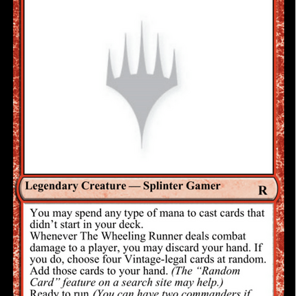 The Wheeling Runner [Unknown Event]