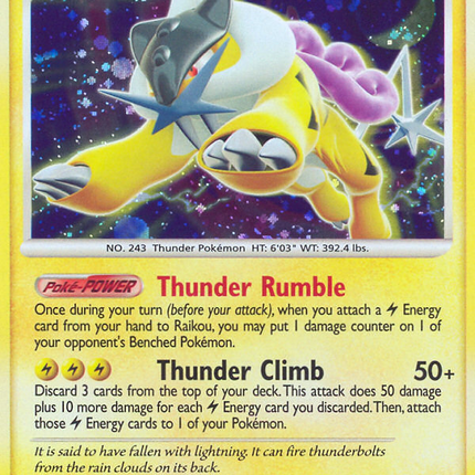 Raikou (16/132) [Diamond & Pearl: Secret Wonders]