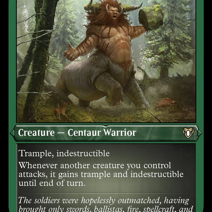 Stonehoof Chieftain (Foil Etched) [Commander Masters]