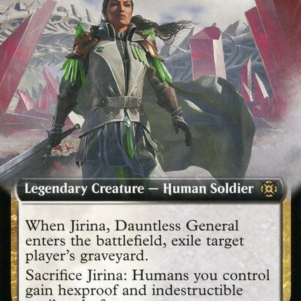 Jirina, Dauntless General (Extended Art) [March of the Machine: The Aftermath]