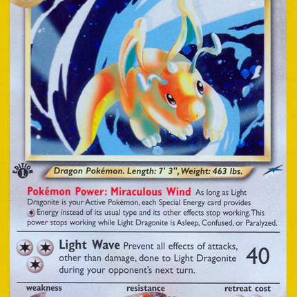 Light Dragonite (14/105) [Neo Destiny 1st Edition]