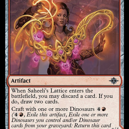 Saheeli's Lattice // Mastercraft Raptor [The Lost Caverns of Ixalan]