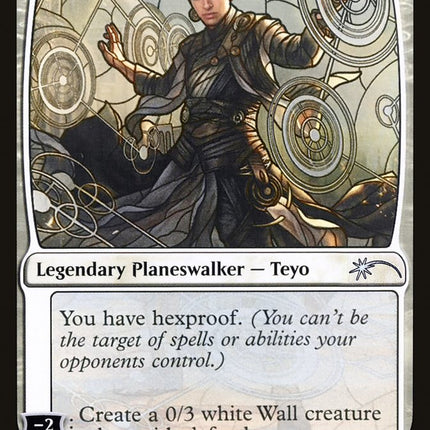 Teyo, the Shieldmage (Stained Glass) [Secret Lair Drop Promos]