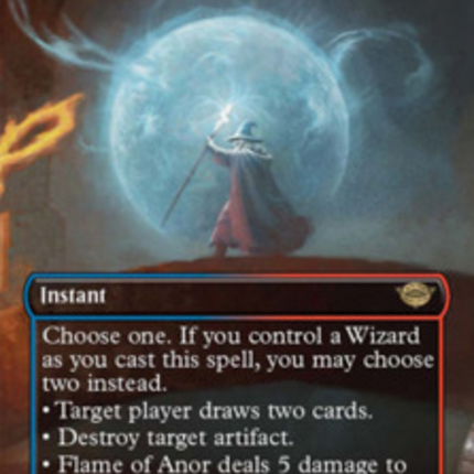 Flame of Anor (Borderless Alternate Art) [The Lord of the Rings: Tales of Middle-Earth]