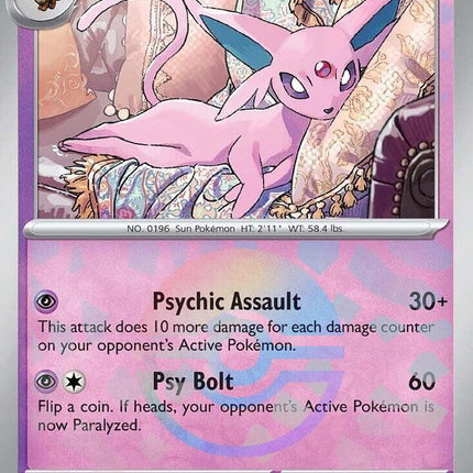 Espeon (033/131) (Poke Ball Pattern) [Scarlet & Violet: Prismatic Evolutions]