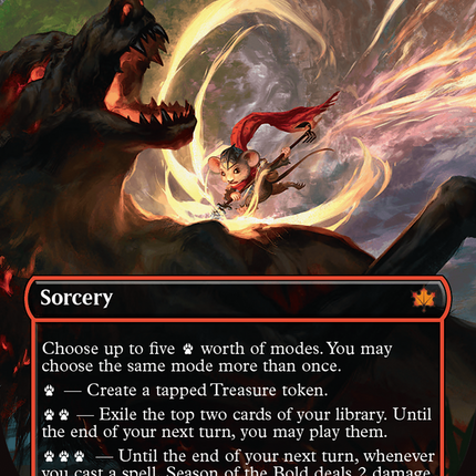Season of the Bold (Borderless) [Bloomburrow]