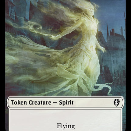 Human // Spirit Double-Sided Token [Phyrexia: All Will Be One Commander Tokens]