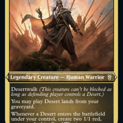 Hazezon, Shaper of Sand (Foil Etched) [Dominaria United Commander]