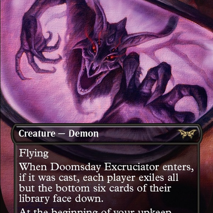 Doomsday Excruciator (Borderless) [Duskmourn: House of Horror]
