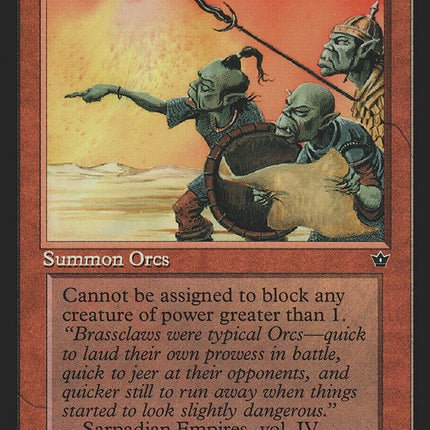 Brassclaw Orcs (Dan Frazier) [Fallen Empires]