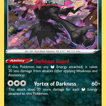 Darkrai (105/189) (Cosmos Holo) [Sword & Shield: Darkness Ablaze]