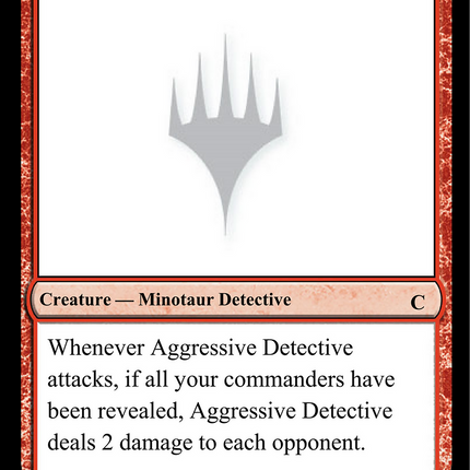 Aggressive Detective [Unknown Event]