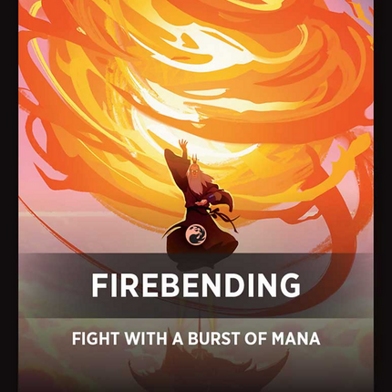 Firebending Theme Card (0007) [Avatar: The Last Airbender Tokens]