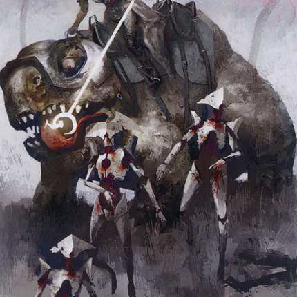 Thalia and The Gitrog Monster Art Card [March of the Machine Art Series]