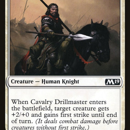 Cavalry Drillmaster [Core Set 2019]