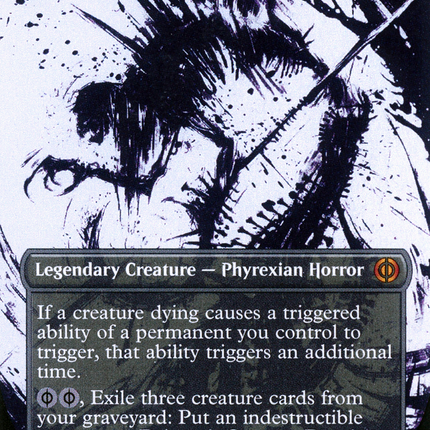 Drivnod, Carnage Dominus (Borderless Ichor) [Phyrexia: All Will Be One]