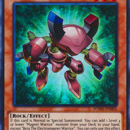 Beta The Electromagnet Warrior [SDMY-EN002] Super Rare