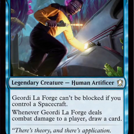 Geordi La Forge, Innovator (Surge Foil) [Star Trek Commander]