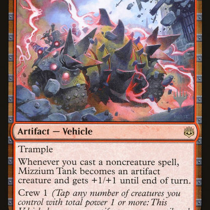 Mizzium Tank (Promo Pack) [War of the Spark Promos]