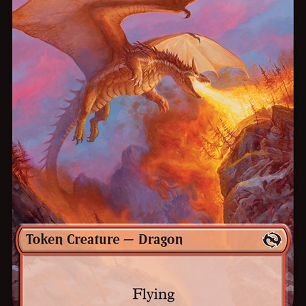 Dragon (0011) // Warrior Double-Sided Token [Tarkir: Dragonstorm Tokens]